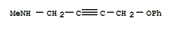 2-Butyn-1-amine,n-methyl-4-phenoxy-(9ci) Structure,357290-69-8Structure