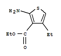 3-Thiophenecarboxylicacid,2-amino-4-ethyl-,ethylester(9ci) Structure,357332-70-8Structure