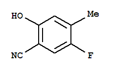 Benzonitrile,5-fluoro-2-hydroxy-4-methyl-(9ci) Structure,357404-55-8Structure