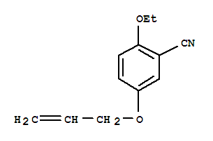 Benzonitrile,2-ethoxy-5-(2-propenyloxy)-(9ci) Structure,358388-38-2Structure