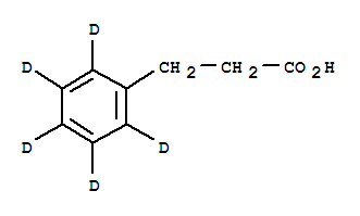 Hydrocinnamic-d5 acid (phenyl-d5) Structure,35845-62-6Structure