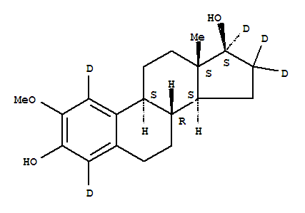 2-Methoxy-17b-estradiol-1,4,16,16,17-d5 Structure,358731-34-7Structure