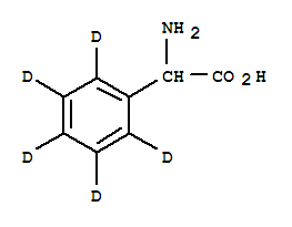 DL-苯甘氨酸-D5結(jié)構(gòu)式_358731-96-1結(jié)構(gòu)式