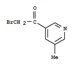 (9CI)-2-溴-1-(5-甲基-3-吡啶)-乙酮結構式_358780-25-3結構式