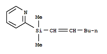 Pyridine,2-(1-hexenyldimethylsilyl)-(9ci) Structure,358782-76-0Structure