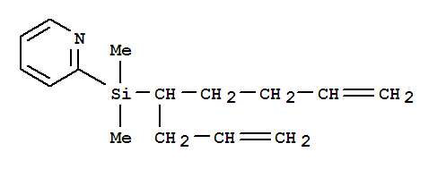 Pyridine,2-[dimethyl [1-(2-propenyl)-4-pentenyl ]silyl ]-(9ci) Structure,358782-92-0Structure