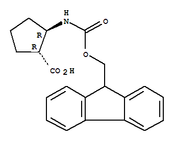 (1R,2r)-fmoc-2-aminocyclopentane carboxylic acid Structure,359586-69-9Structure