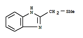 1H-benzimidazole,2-[(methylthio)methyl]-(9ci) Structure,36000-20-1Structure