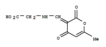 Glycine, n-[(6-methyl-2,4-dioxo-2h-pyran-3(4h)-ylidene)methyl]-(9ci) Structure,360069-19-8Structure