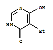 5-乙基-6-羥基嘧啶-4(3H)-酮結(jié)構(gòu)式_3603-15-4結(jié)構(gòu)式