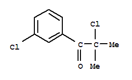 1-Propanone, 2-chloro-1-(3-chlorophenyl)-2-methyl-(9ci) Structure,36087-13-5Structure