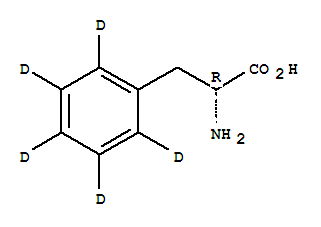 D-苯丙氨酸-D5結(jié)構(gòu)式_362049-55-6結(jié)構(gòu)式