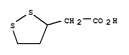 2-(1,2-Dithiolan-3-yl)acetic acid Structure,36305-11-0Structure