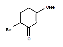 2-Cyclohexen-1-one,6-bromo-3-methoxy-(9ci) Structure,36379-45-0Structure