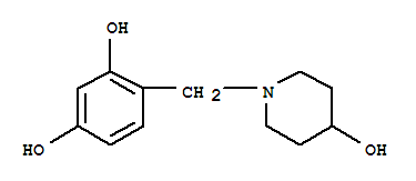 1,3-Benzenediol ,4-[(4-hydroxy-1-piperidinyl)methyl ]-(9ci) Structure,364365-68-4Structure