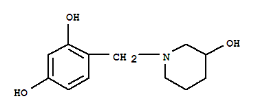 1,3-Benzenediol ,4-[(3-hydroxy-1-piperidinyl)methyl ]-(9ci) Structure,364365-70-8Structure