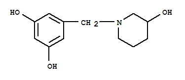 1,3-Benzenediol ,5-[(3-hydroxy-1-piperidinyl)methyl ]-(9ci) Structure,364365-94-6Structure