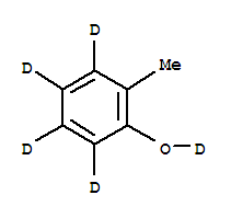 鄰甲酚-D5結構式_3647-00-5結構式