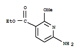 3-Pyridinecarboxylicacid,6-amino-2-methoxy-,ethylester(9ci) Structure,365256-43-5Structure