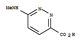 6-(Methylamino)-3-pyridazinecarboxylic acid Structure,365413-15-6Structure