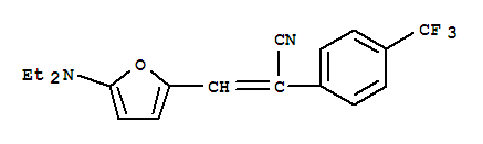 Benzeneacetonitrile,-alpha--[[5-(diethylamino)-2-furanyl ]methylene]-4-(trifluoromethyl)- Structure,365980-40-1Structure