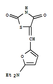 2,4-Thiazolidinedione,5-[[5-(diethylamino)-2-furanyl ]methylene]- Structure,365982-78-1Structure