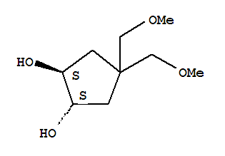 1,2-Cyclopentanediol ,4,4-bis(methoxymethyl)-,(1r,2r)-rel-(9ci) Structure,365997-06-4Structure