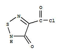 1,2,5-Thiadiazole-3-carbonyl chloride, 4,5-dihydro-4-oxo-(9ci) Structure,36624-57-4Structure