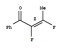 (2Z)-2,3-difluoro-1-phenyl-2-buten-1-one Structure,366799-75-9Structure