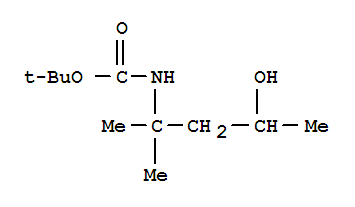 Carbamic acid,(3-hydroxy-1,1-dimethylbutyl)-,1,1-dimethylethyl ester (9ci) Structure,366819-86-5Structure