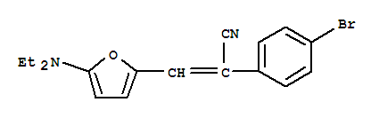 Benzeneacetonitrile,4-bromo--alpha--[[5-(diethylamino)-2-furanyl ]methylene]- Structure,367469-74-7Structure