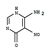 4(1H)-pyrimidinone,6-amino-5-nitroso-(9ci) Structure,36755-72-3Structure