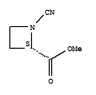 2-Azetidinecarboxylicacid,1-cyano-,methylester,(2s)-(9ci) Structure,367906-72-7Structure