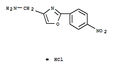 2-(4-Nitro-phenyl)-oxazol-4-ylmethylamine hcl Structure,36841-46-0Structure