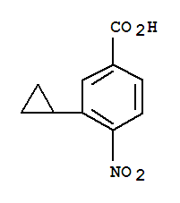 Benzoic acid,3-cyclopropyl-4-nitro-(9ci) Structure,368433-86-7Structure