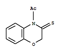 2H-1,4-benzoxazine-3(4h)-thione,4-acetyl-(9ci) Structure,369649-81-0Structure