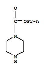 Propyl piperazine-1-carboxylate Structure,37008-22-3Structure