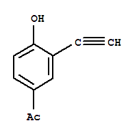 (9CI)-1-(3-乙炔-4-羥基苯基)-乙酮結(jié)構(gòu)式_370565-08-5結(jié)構(gòu)式