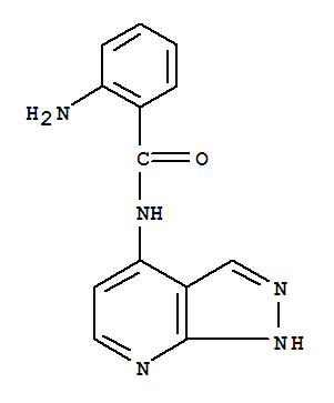 Benzamide,2-amino-n-1h-pyrazolo[3,4-b]pyridin-4-yl-(9ci) Structure,370589-07-4Structure