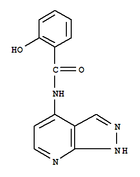 Benzamide,2-hydroxy-n-1h-pyrazolo[3,4-b]pyridin-4-yl-(9ci) Structure,370589-10-9Structure