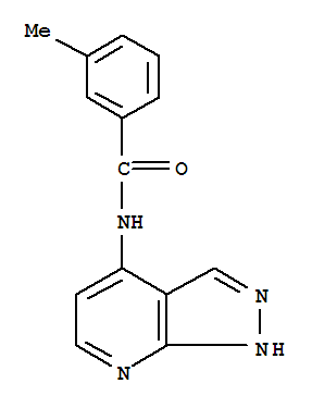 Benzamide,3-methyl-n-1h-pyrazolo[3,4-b]pyridin-4-yl-(9ci) Structure,370589-13-2Structure