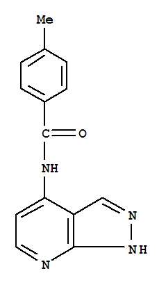 Benzamide,4-methyl-n-1h-pyrazolo[3,4-b]pyridin-4-yl-(9ci) Structure,370589-16-5Structure