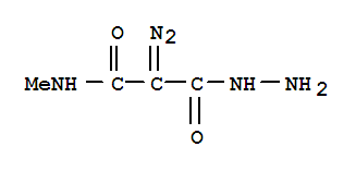 Propanoic acid,2-diazo-3-(methylamino)-3-oxo-,hydrazide Structure,370590-48-0Structure