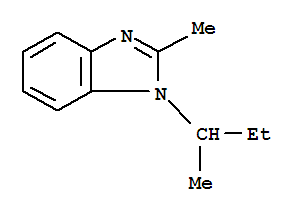 1H-benzimidazole,2-methyl-1-(1-methylpropyl)-(9ci) Structure,370851-43-7Structure