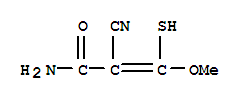 2-Propenamide, 2-cyano-3-mercapto-3-methoxy- Structure,37086-72-9Structure