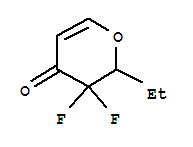 4H-pyran-4-one,2-ethyl-3,3-difluoro-2,3-dihydro-(9ci) Structure,370865-39-7Structure