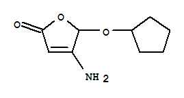 2(5H)-furanone,4-amino-5-(cyclopentyloxy)-(9ci)Structure,370876-82-7Structure 2(5H)-furanone,4-amino-5-(cyclopentyloxy)-(9ci) Structure,370876-82-7Structure