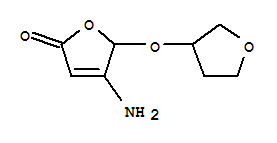 2(5H)-furanone,4-amino-5-[(tetrahydro-3-furanyl)oxy]-(9ci) Structure,370876-96-3Structure