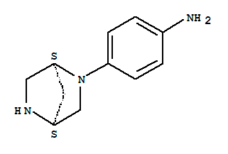 Benzenamine,4-(1s,4s)-2,5-diazabicyclo[2.2.1]hept-2-yl-(9ci) Structure,370885-26-0Structure