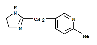 Pyridine,5-[(4,5-dihydro-1h-imidazol-2-yl)methyl ]-2-methyl- Structure,371122-60-0Structure